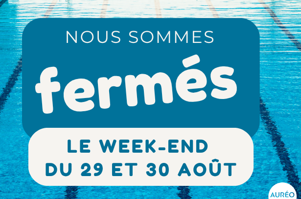 Fermé ce week-end ! 